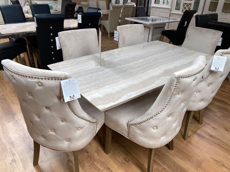 Mike Mongan Italian Furniture Tuam, Marble Dining Table And Chairs Ireland